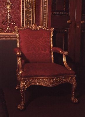 Sillón, diseñado por Robert Adam, ejecutado por Thomas Chippendale, 1764 de English School