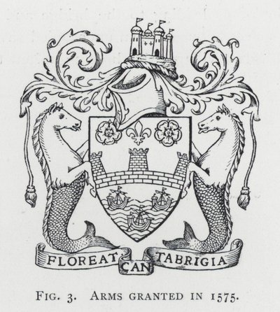 Escudos otorgados en 1575 de English School