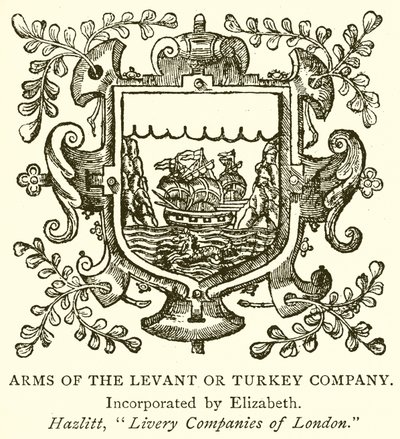 Escudo de la Compañía del Levante o Turquía de English School