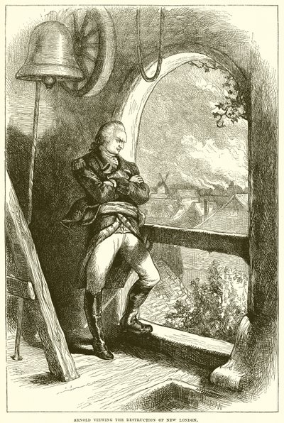 Arnold viendo la destrucción de New London de English School