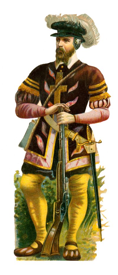 Arcabucero de la época del rey Enrique VIII, 1509-47 de English School