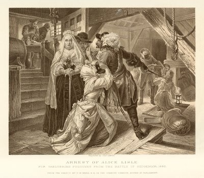 Arresto de Alice Lisle de English School