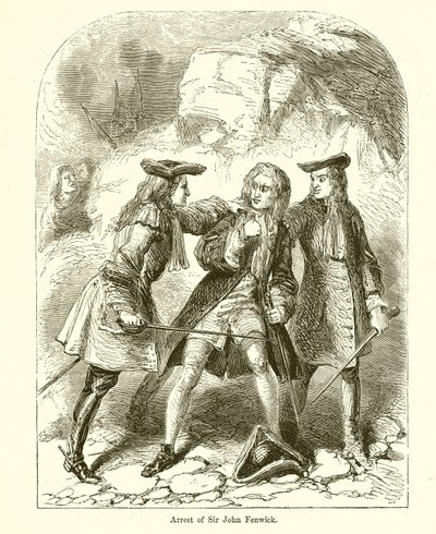 Arresto de Sir John Fenwick de English School