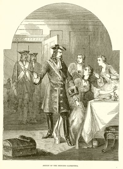 Arresto de la princesa Clementina de English School