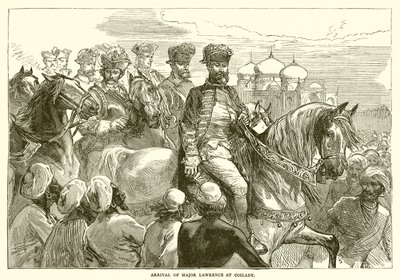 Llegada del mayor Lawrence a Coilady (1753) de English School