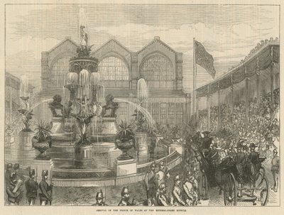 Llegada del Príncipe de Gales al Museo de Bethnal Green de English School
