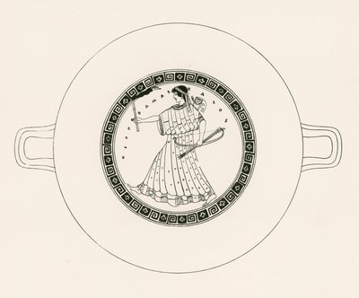 Artemisa con arco, flecha y antorcha (grabado) de English School