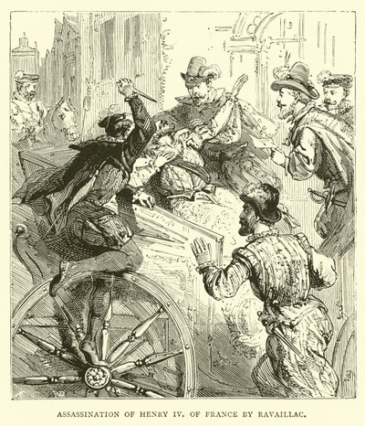 Asesinato de Enrique IV de Francia por Ravaillac de English School
