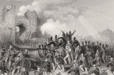 Asalto de Delhi y captura de la Puerta de Cachemira el 14 de septiembre de 1857, de 