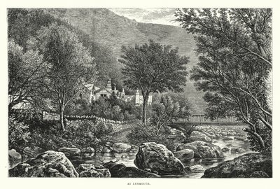 En Lynmouth (grabado) de English School