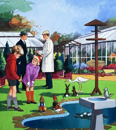 En el centro de jardinería de English School