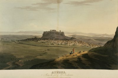 Atenas, ilustración de "A journey through Albania, and other provinces...to Constantinople, during the years 1809-1810" de J.C. Hobhouse. de English School