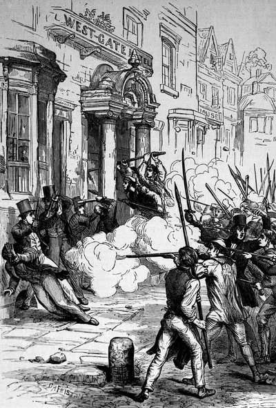 Ataque al Hotel Westgate, Newport el 4 de noviembre de 1839 de English School