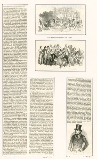 Intento de asesinato de la Reina Victoria, 1842 de English School