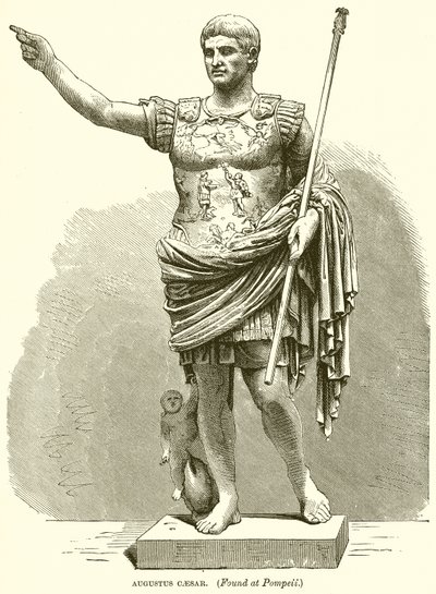Augusto César. (Encontrado en Pompeya) de English School