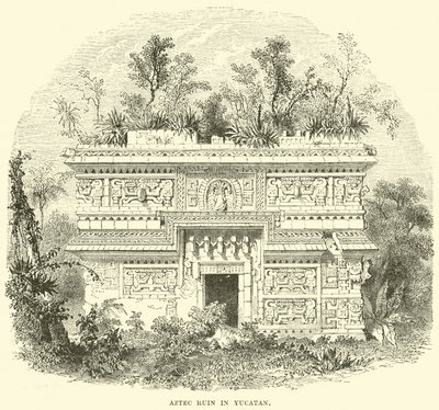 Ruina azteca en Yucatán de English School
