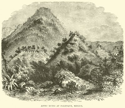 Ruinas aztecas en Palenque, México de English School