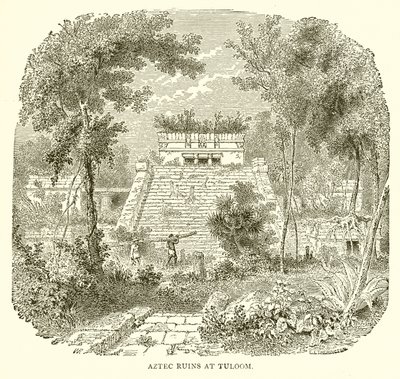 Ruinas aztecas en Tuloom de English School