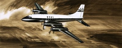 El Gigante Susurrante de BOAC, el Bristol Britannia de English School