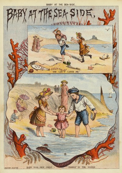 Bebé en la playa de English School
