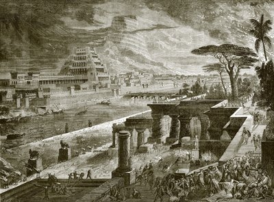 Babilonia tomada por el ejército de Ciro el Grande de English School