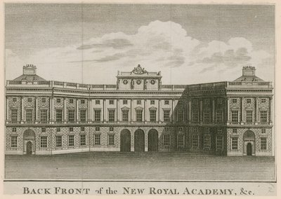 Parte trasera de la nueva Real Academia de English School