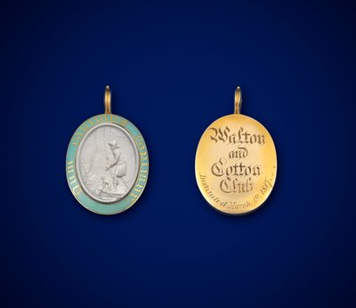 Insignia del Club Walton y Cotton, instituido el 19 de marzo de 1871 de English School