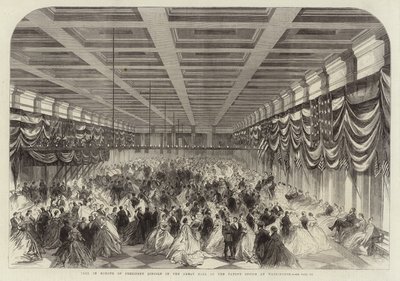 Baile en honor del presidente Lincoln de English School