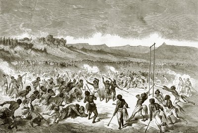 Juego de Pelota entre los Indios Choctaw de English School