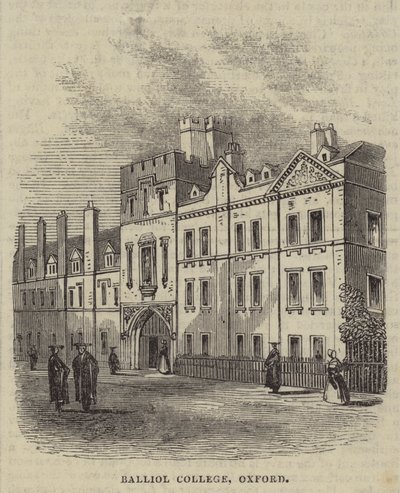 Balliol College, Oxford (grabado) de English School