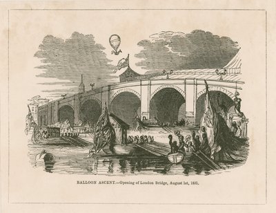 Ascenso en globo en la inauguración del nuevo Puente de Londres de English School