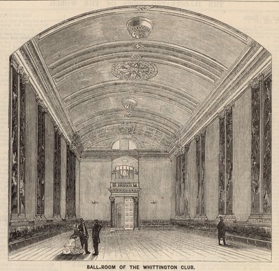 Salón de baile del Club Whittington, Londres de English School