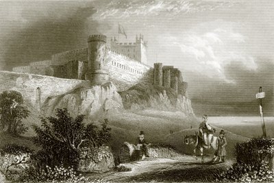 Castillo de Bamborough de English School