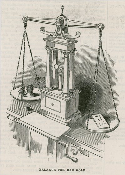 Banco de Inglaterra, Oficina de Bullion y Sala de Pesaje de Oro de English School