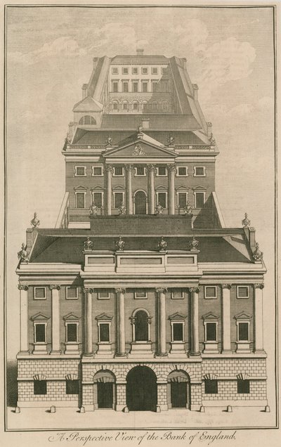 Banco de Inglaterra, Edificio de George Sampson, 1734 de English School