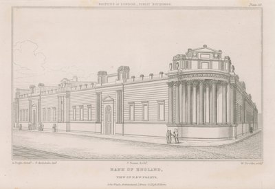 Banco de Inglaterra, Fachadas de Sir John Soane de English School