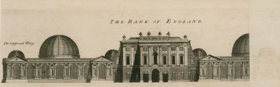 Banco de Inglaterra, Ala Oeste añadida por Sir Robert Taylor, 1783 de English School