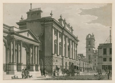 Banco de Inglaterra, Ala Oeste añadida por Sir Robert Taylor, 1783 de English School