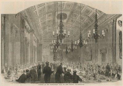 Banquete en el Salón de Pescaderos en el Día del Alcalde de English School