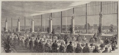 Banquete dado en el Crystal Palace por Sir Joseph y Lady Paxton de English School