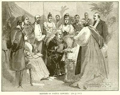 Bautismo del Príncipe Eduardo de English School