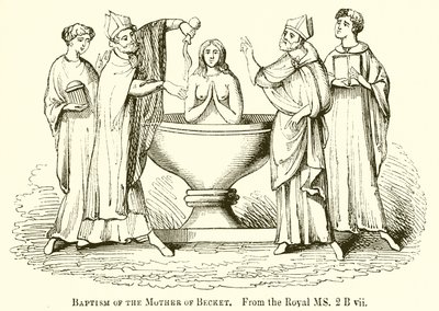 Bautismo de la madre de Becket de English School