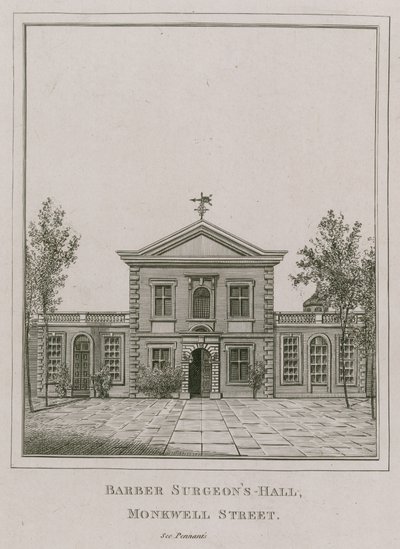 Barber Surgeons Hall, Monkwell Street, Londres de English School