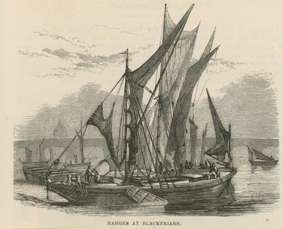 Barcazas en Blackfriars de English School