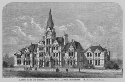 El Hogar y Escuela Industrial de Barnes, cerca de Ardwick, Manchester de English School
