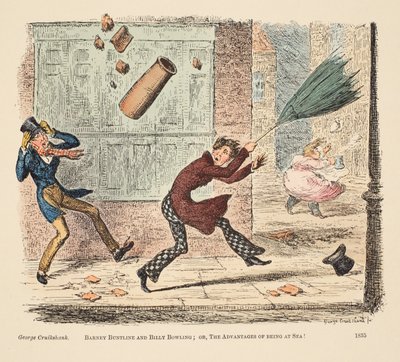 Barney Buntline y Billy Bowling; o, Las ventajas de estar en el mar, pub. 1835 de English School