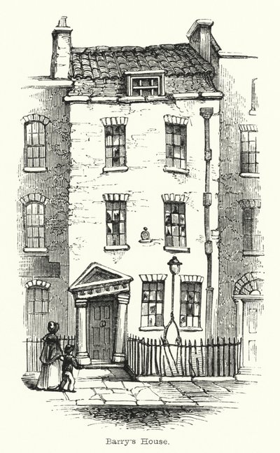 Casa de Barry (grabado) de English School