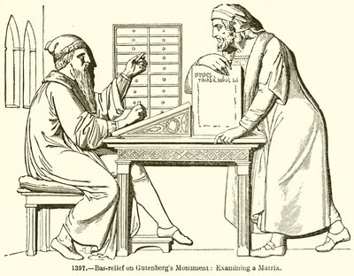 Bajo Relieve en el Monumento de Gutenberg: Examinando una Matriz de English School