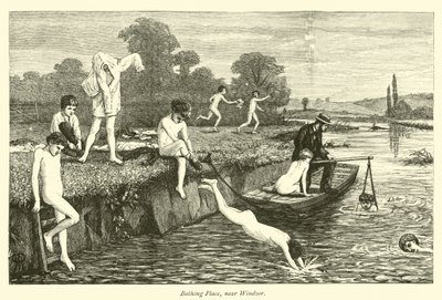 Lugar de baño, cerca de Windsor de English School
