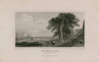 Puente de Battersea, desde Cheyne Walk Chelsea de English School